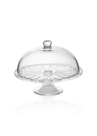 Hermia Plato para Servir Pasteles CAM0495 Transparente